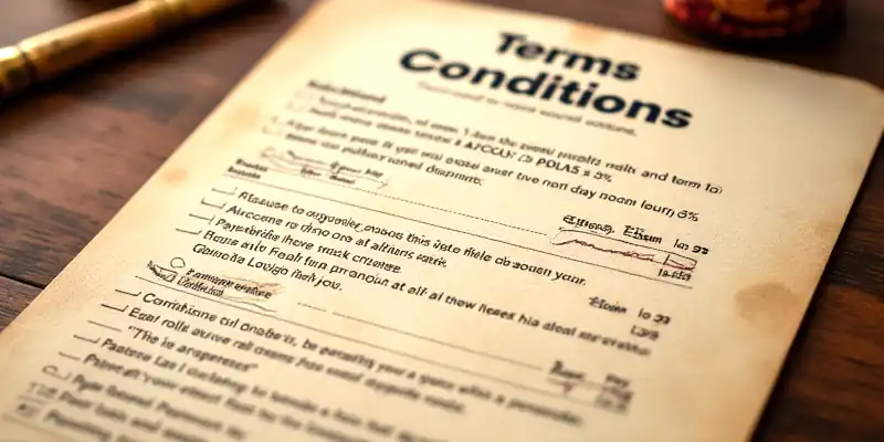 PlayAmo Casino rulebook visual for terms page